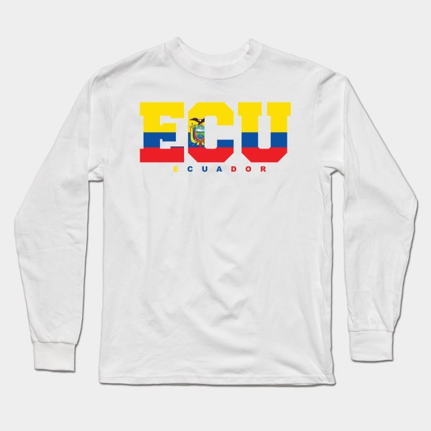 Ecuador Long Sleeve T-Shirt by BAOM_OMBA